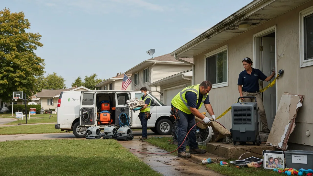 Water Damage Restoration in Lomax, IL near me